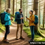 Home 20 레저산업 실무에서의 성공적인 의사결정 - **Prompt 1: Digital Detox in a Bavarian Forest**
A diverse group of five friends (young adults, ...